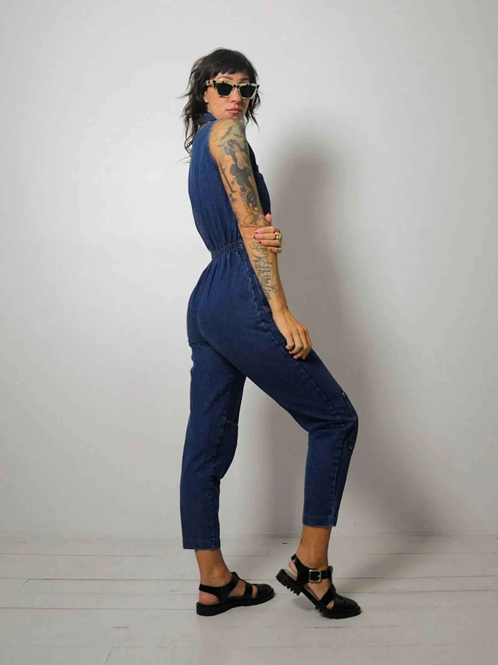 1980's Dreams Denim Jumpsuit