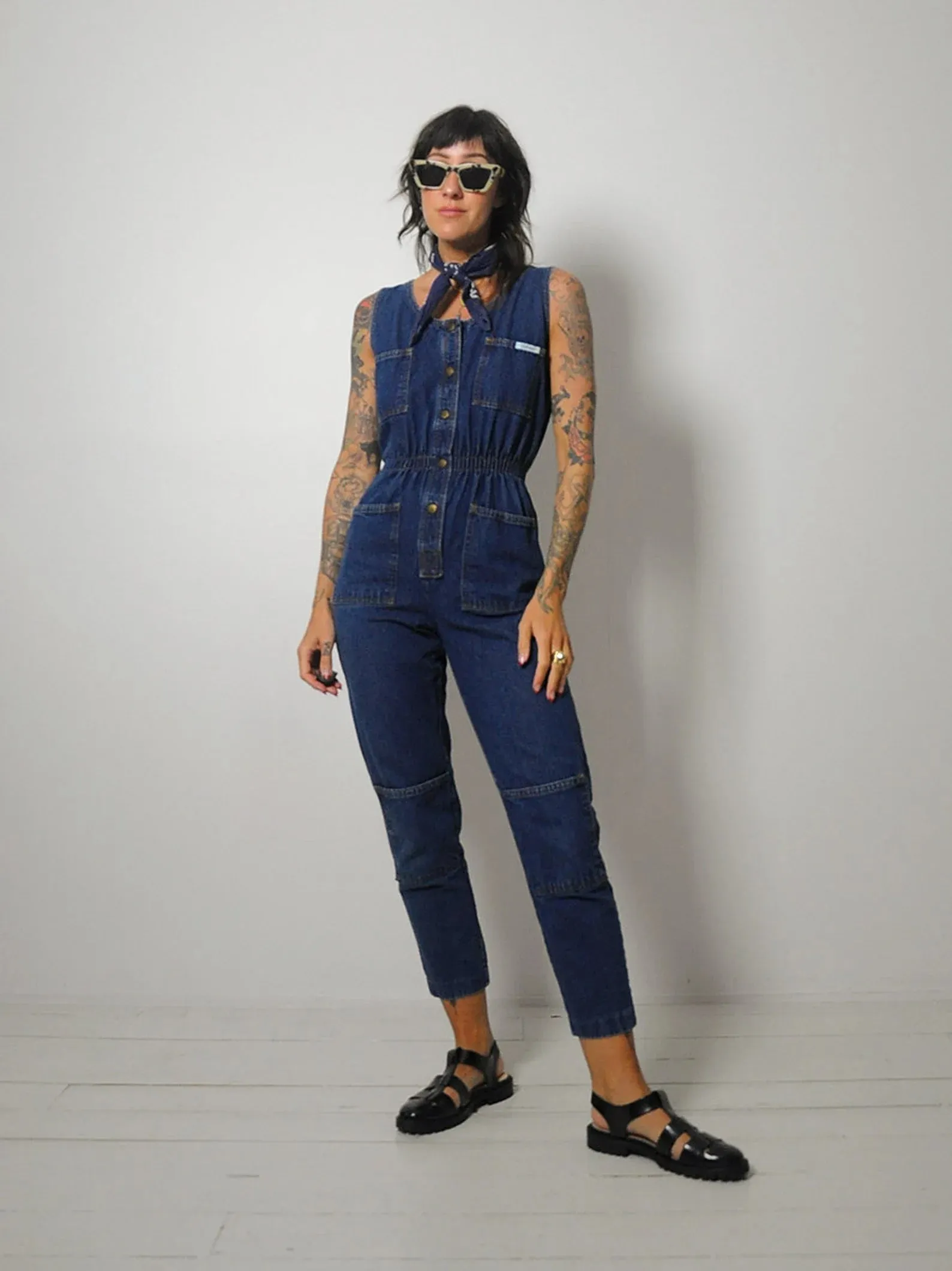 1980's Dreams Denim Jumpsuit