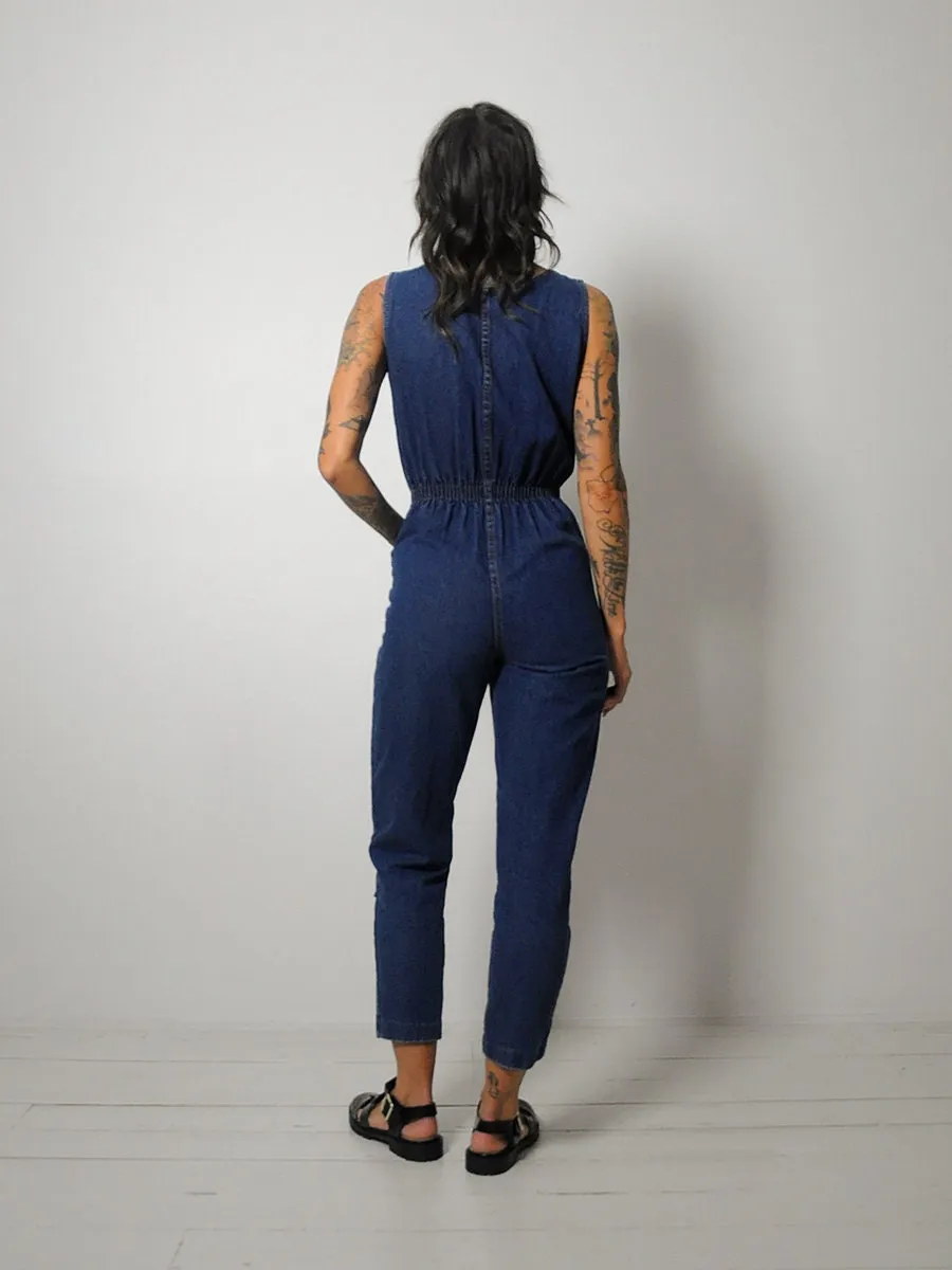 1980's Dreams Denim Jumpsuit