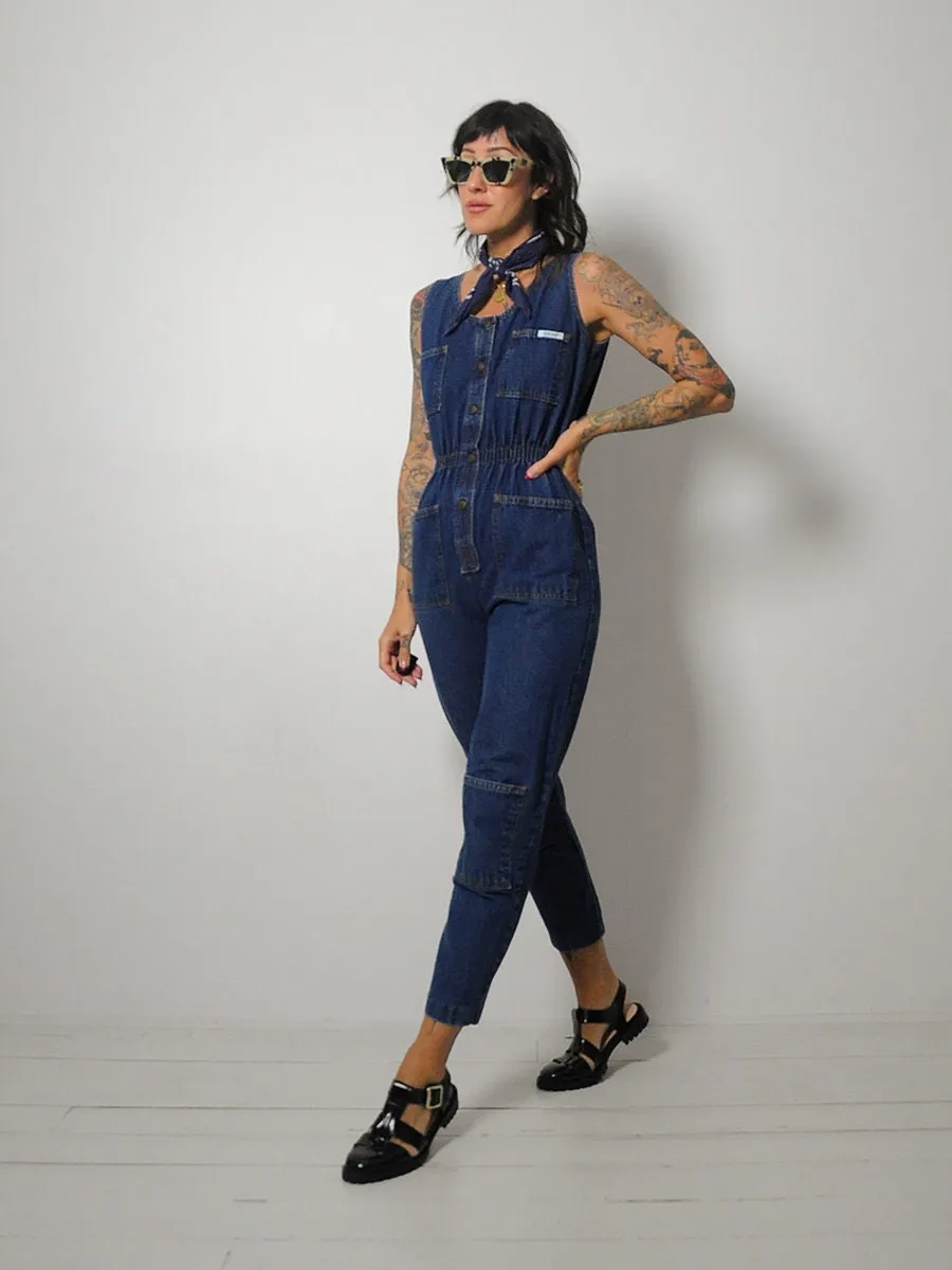 1980's Dreams Denim Jumpsuit