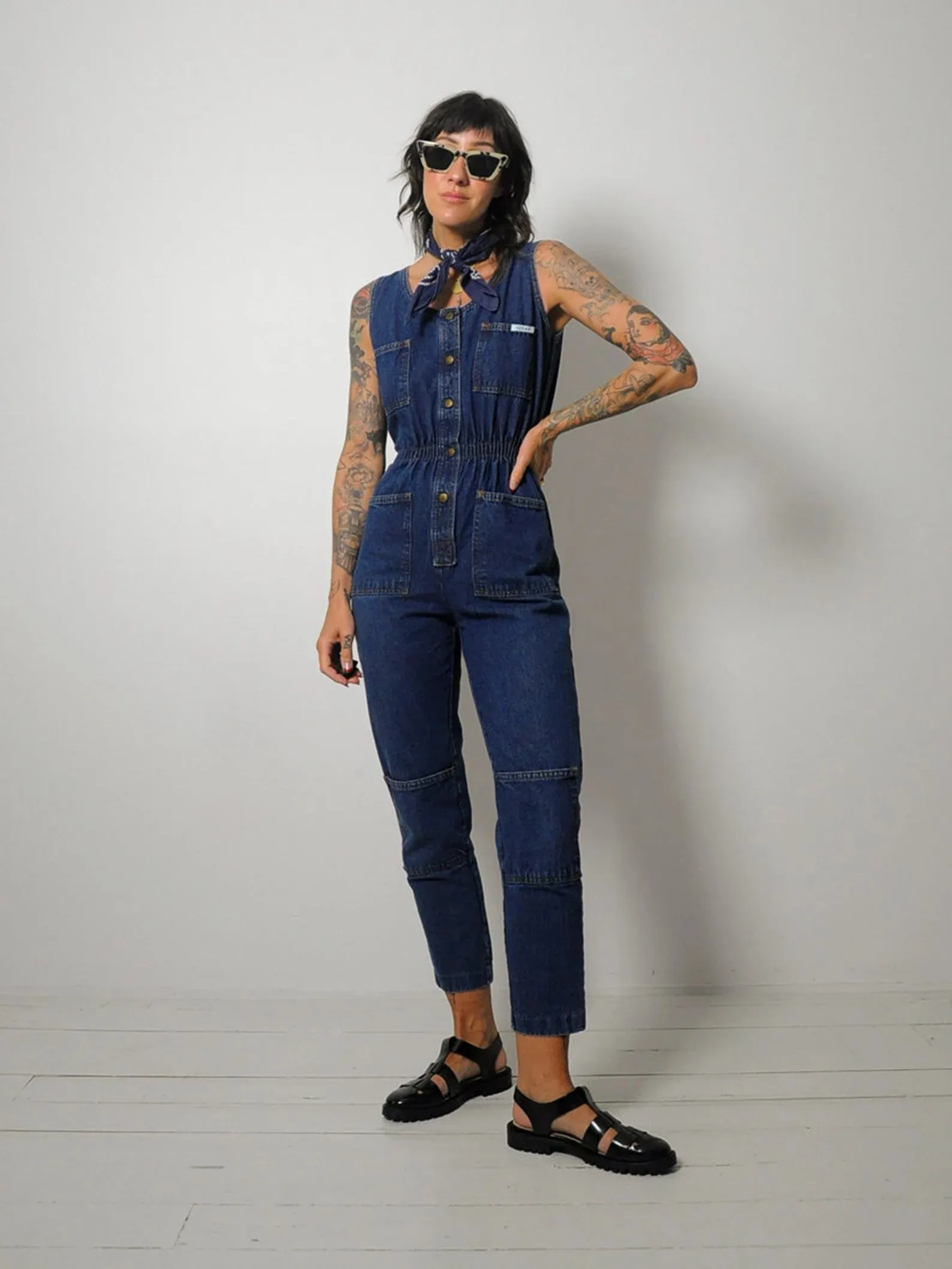 1980's Dreams Denim Jumpsuit