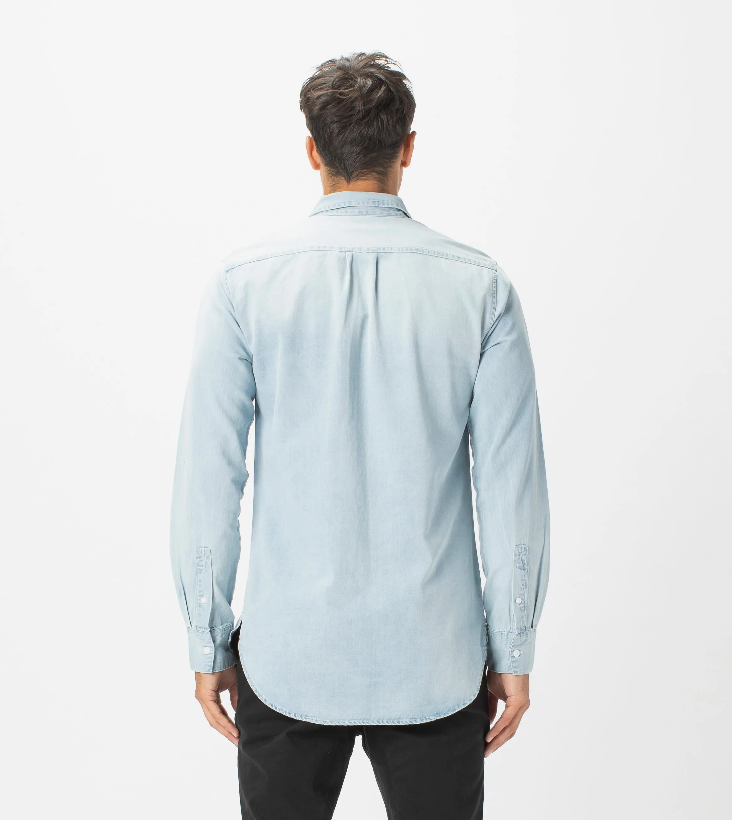 7 Foot Work Denim LS Shirt Original Blue