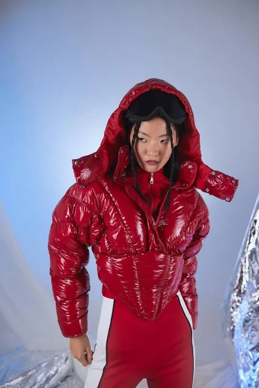 Aida Inflatable Coat Red