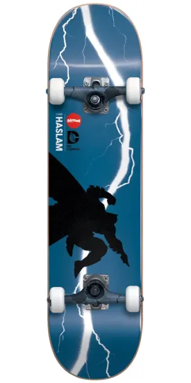 Almost Chris Haslam Dark Knight Returns Complete Skateboard - Blue - 7.75in