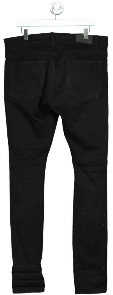 Amiri Black Distressed Skinny Jeans XXS