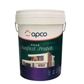 Apco Villa Sunfast Protek Base Coat Matt Acrylic White 20L