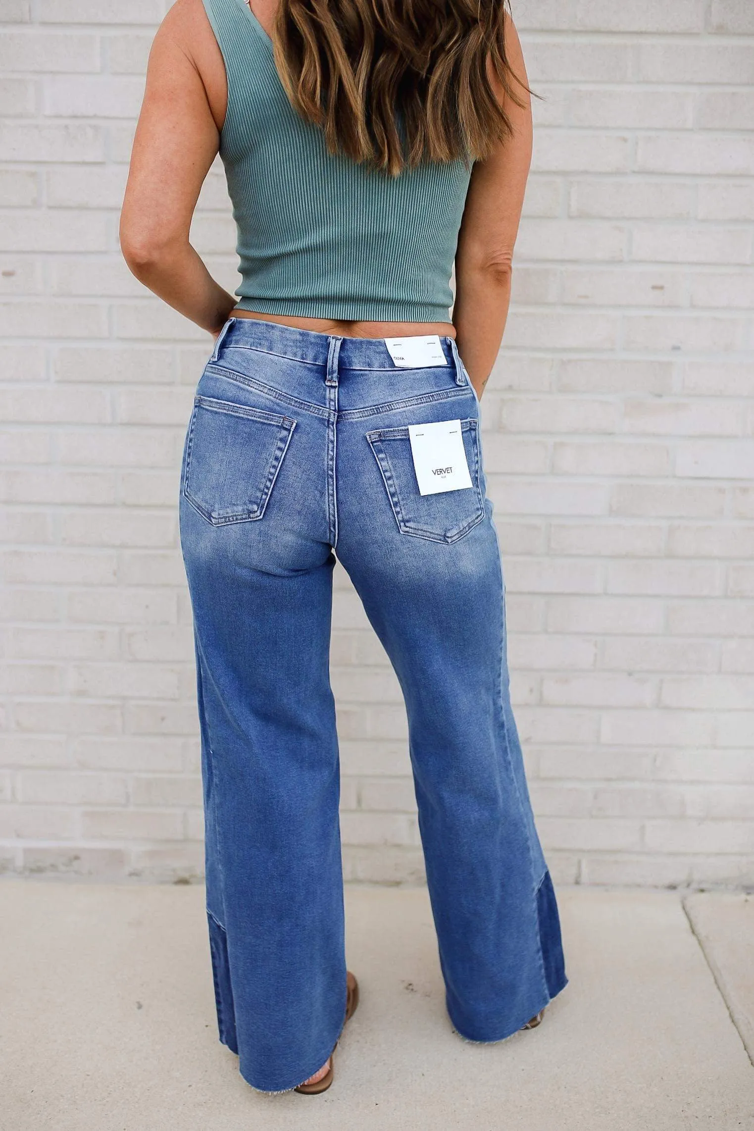 Atlas High Rise Wide Leg Jeans