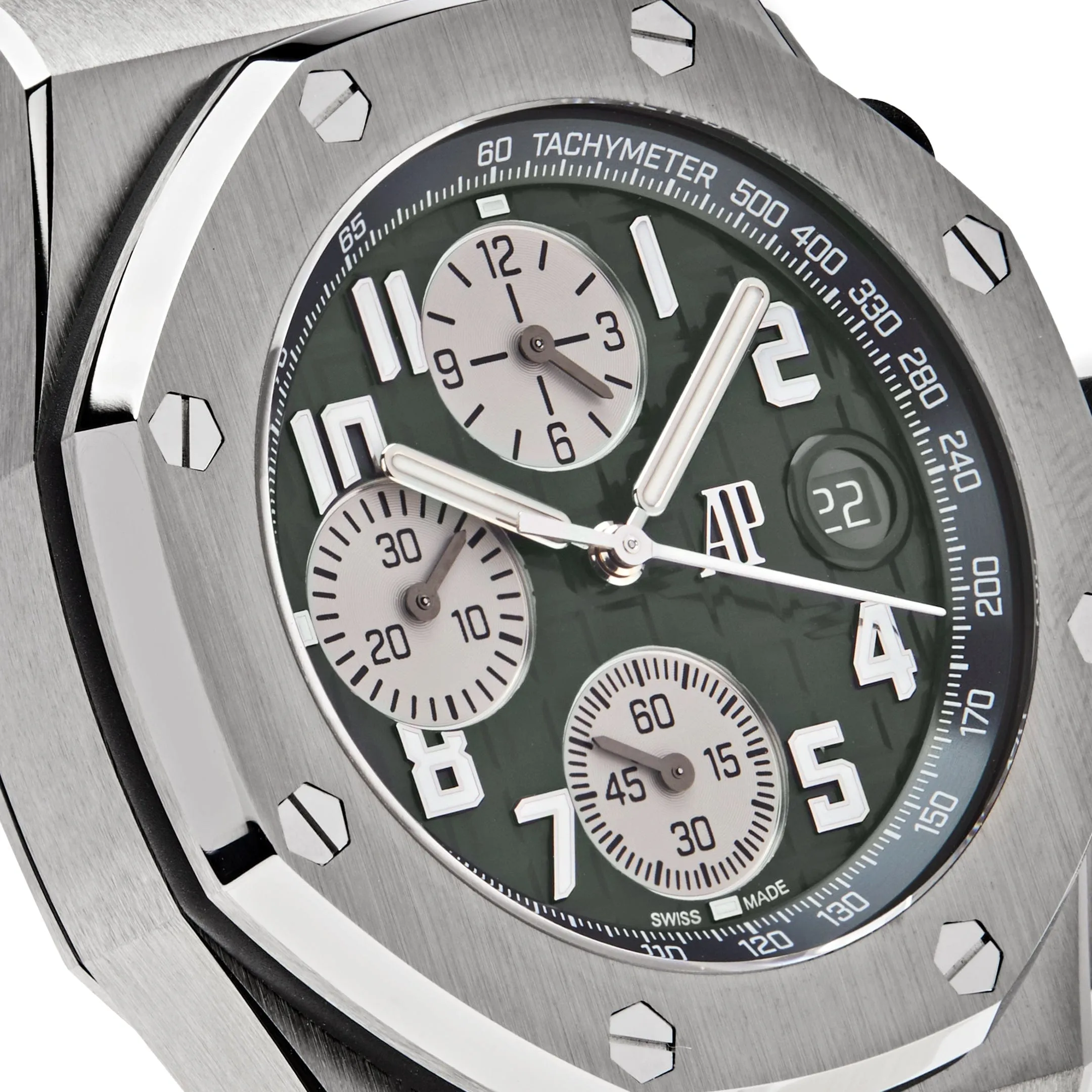 Audemars Piguet Royal Oak Offshore 26238TI.OO.A056CA.01 Chronograph Titanium Green Dial