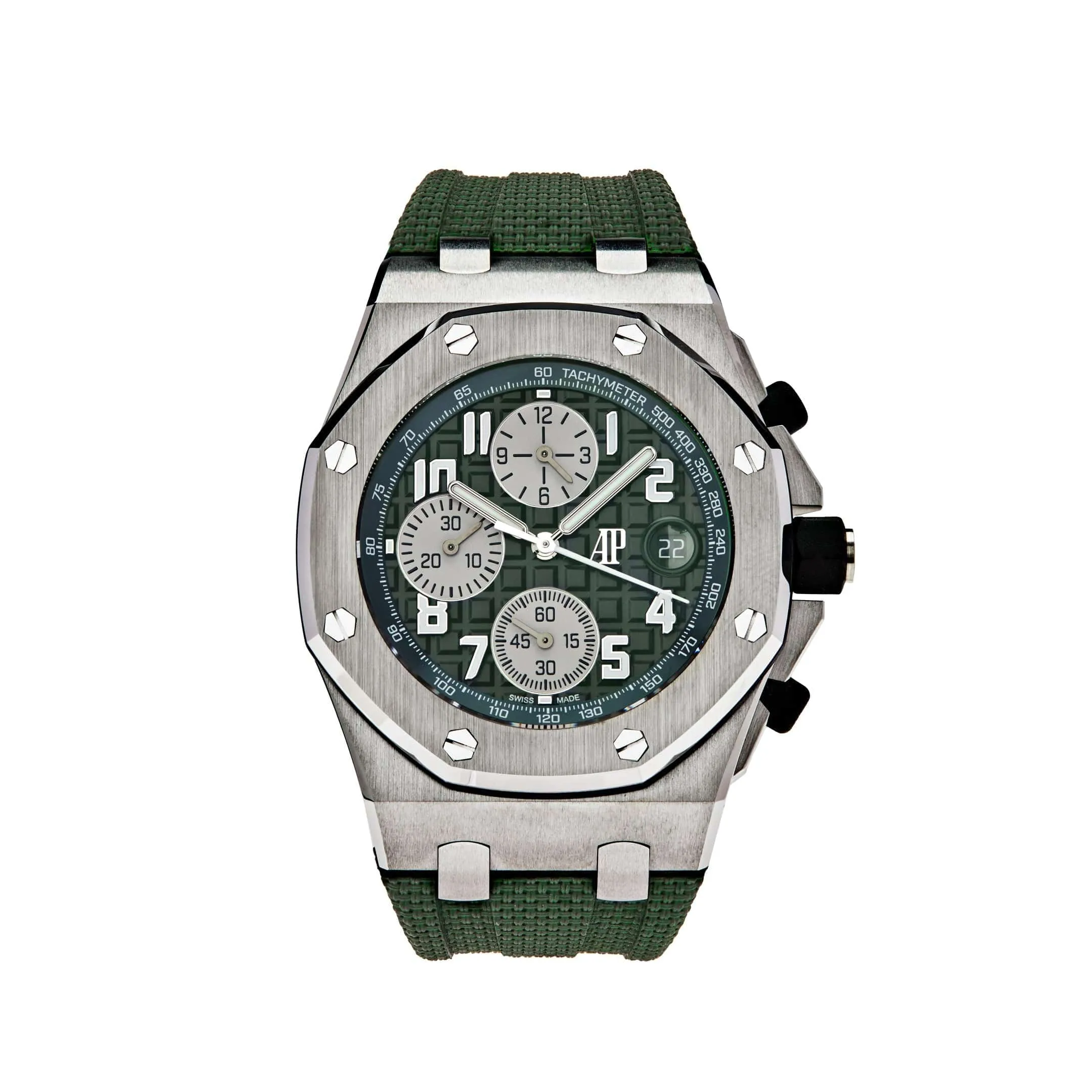 Audemars Piguet Royal Oak Offshore 26238TI.OO.A056CA.01 Chronograph Titanium Green Dial