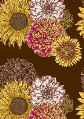 Autumn Florals - A3 Rice Decoupage Paper