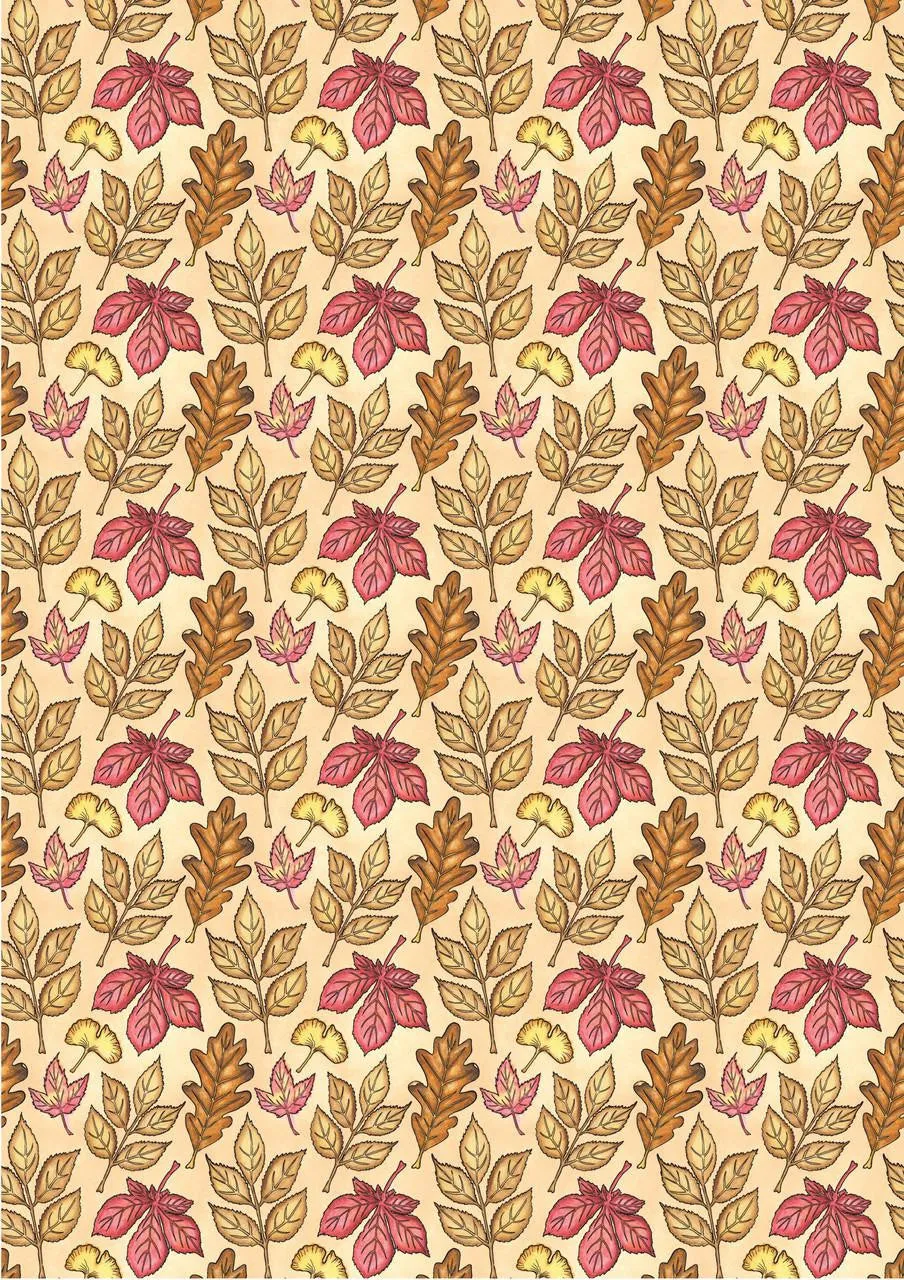 Autumn Florals - A3 Rice Decoupage Paper