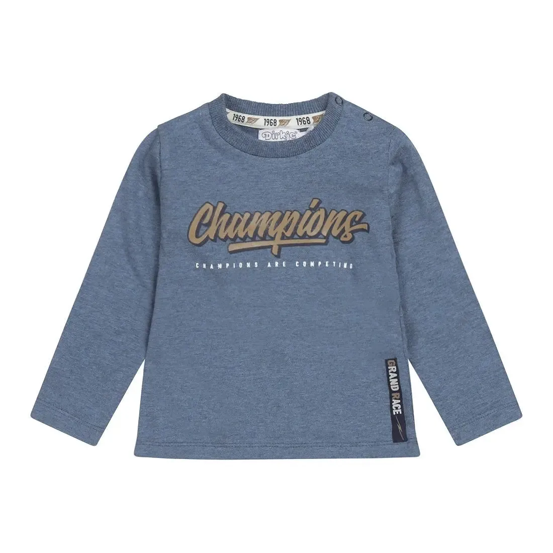 Baby & Toddler Boys Shirt Blue Melange Champions | Dirkje