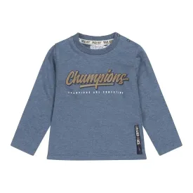 Baby & Toddler Boys Shirt Blue Melange Champions | Dirkje