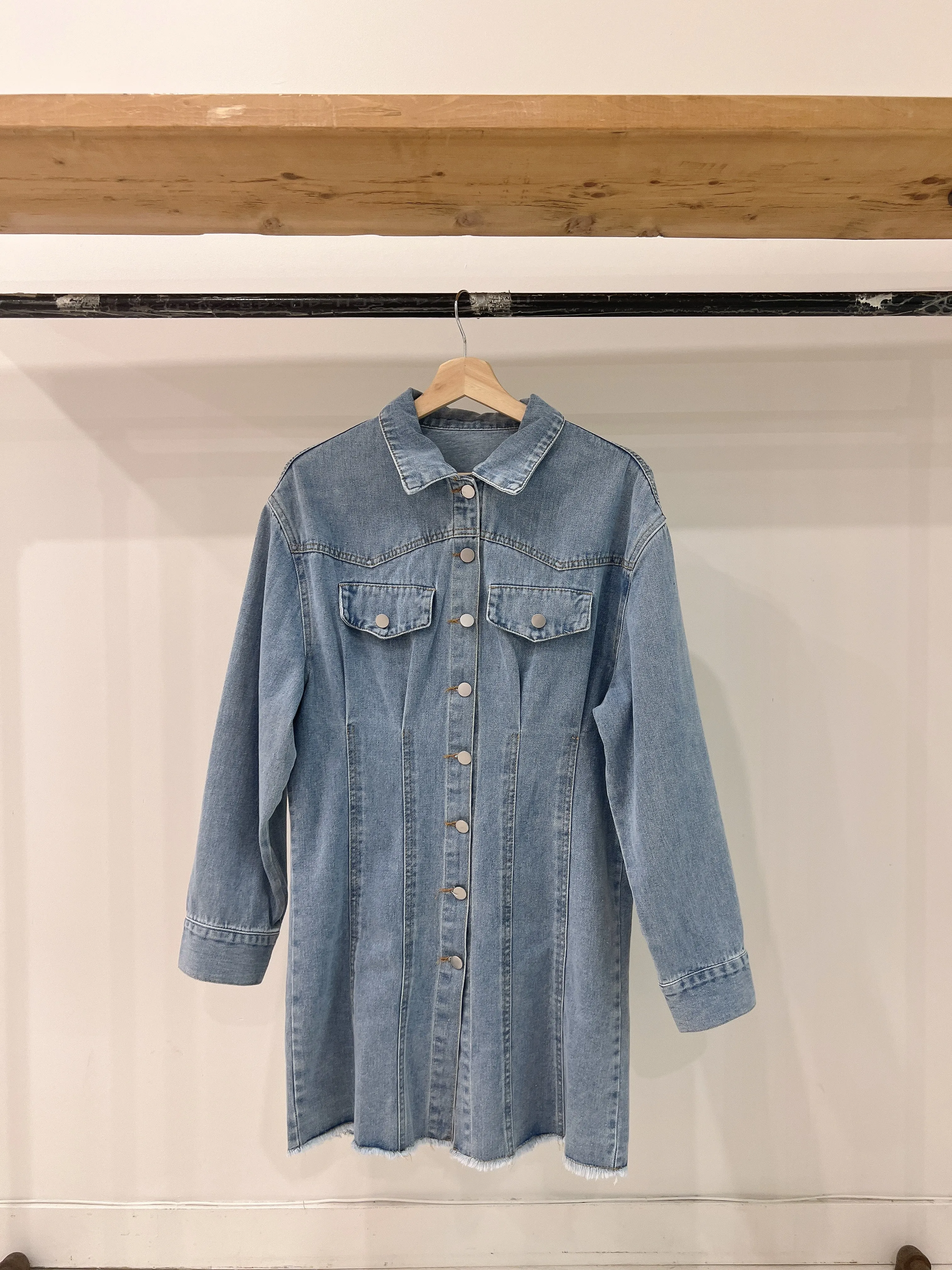 BALLY Denim shirt dress