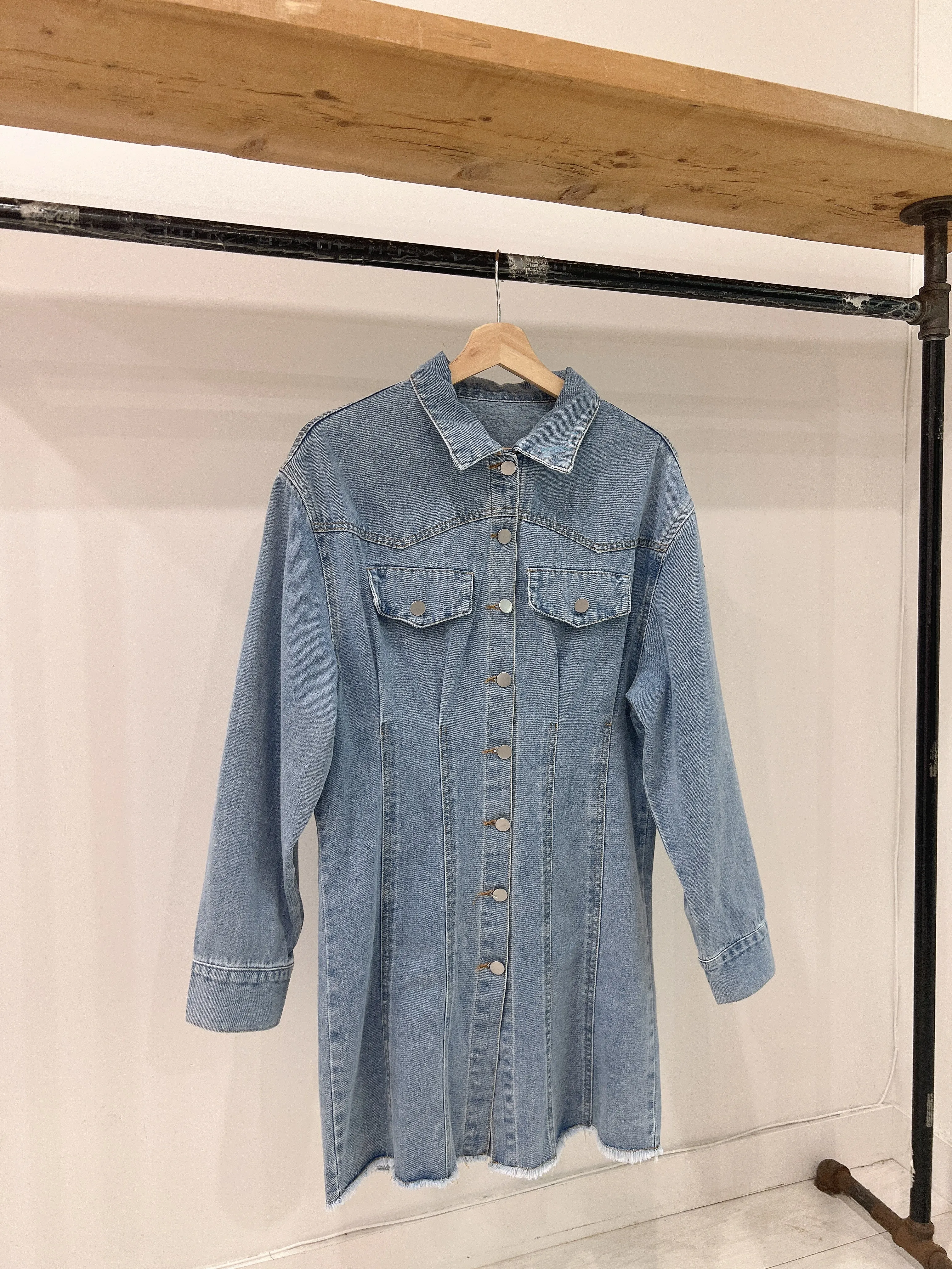 BALLY Denim shirt dress