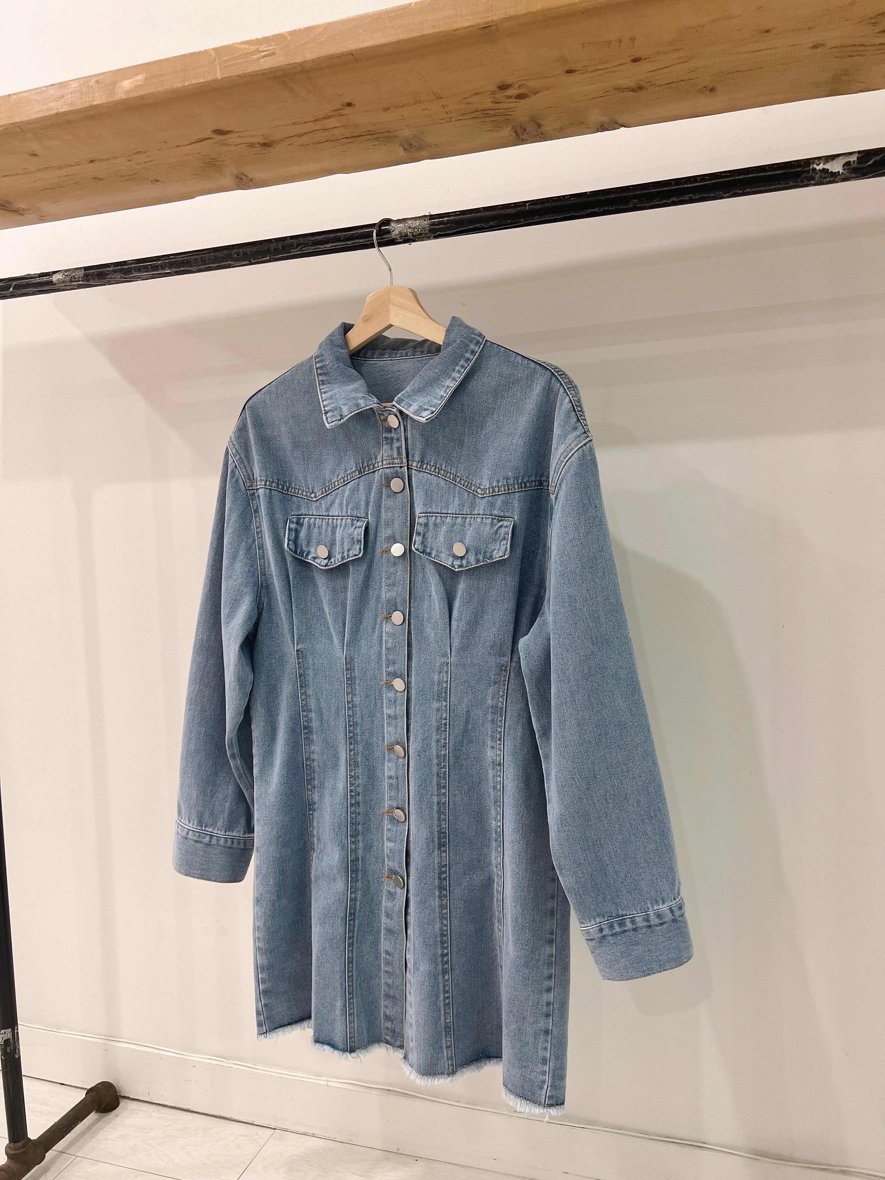 BALLY Denim shirt dress