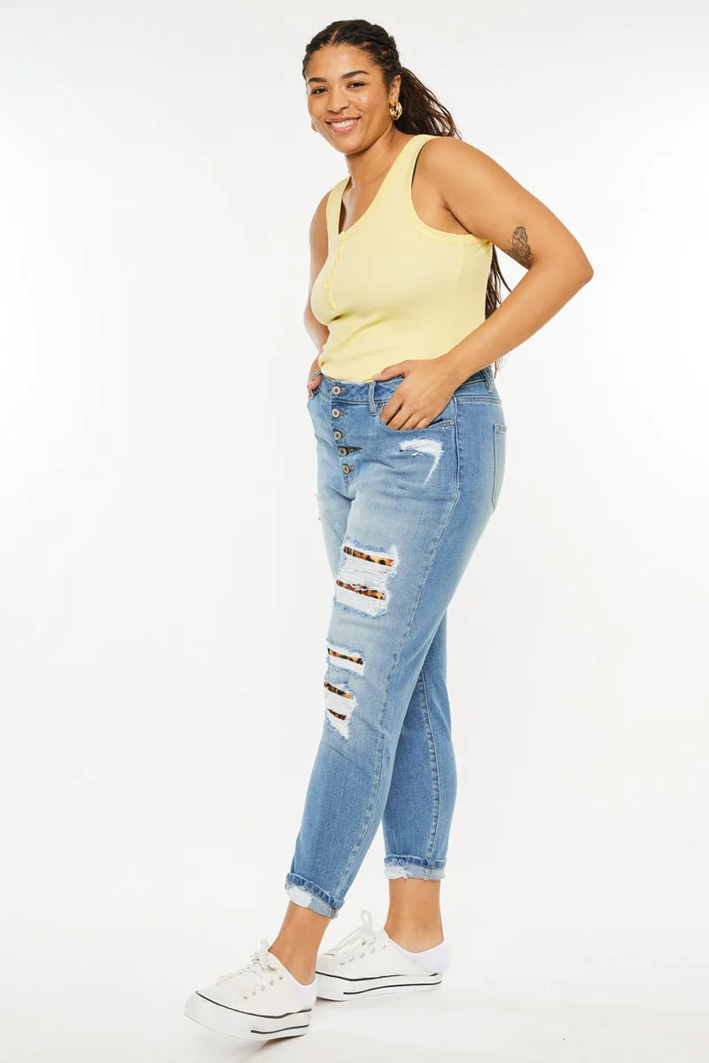 Beatrice High Rise Ankle Skinny (Plus Size)