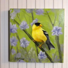 Bird Oil Painting, original oil painting