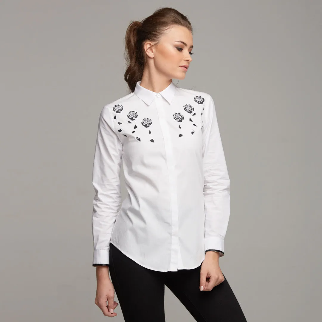 BLAKE ROSE EMBROIDERY SHIRT - CT042