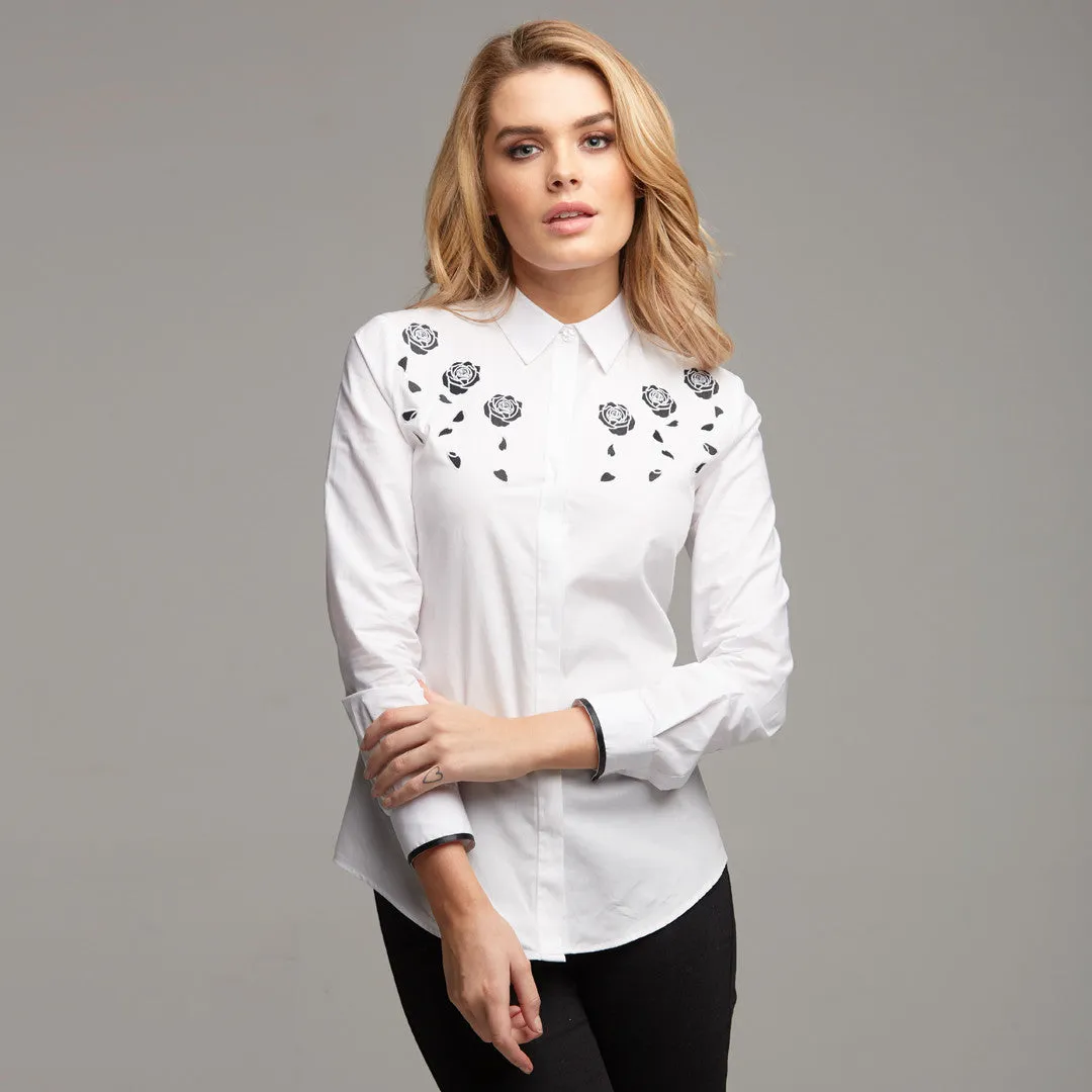 BLAKE ROSE EMBROIDERY SHIRT - CT042