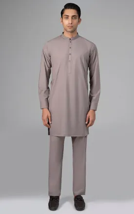 BLENDED KURTA PAJAMA - PREMIUM COLLECTION LIGHT MOCHA