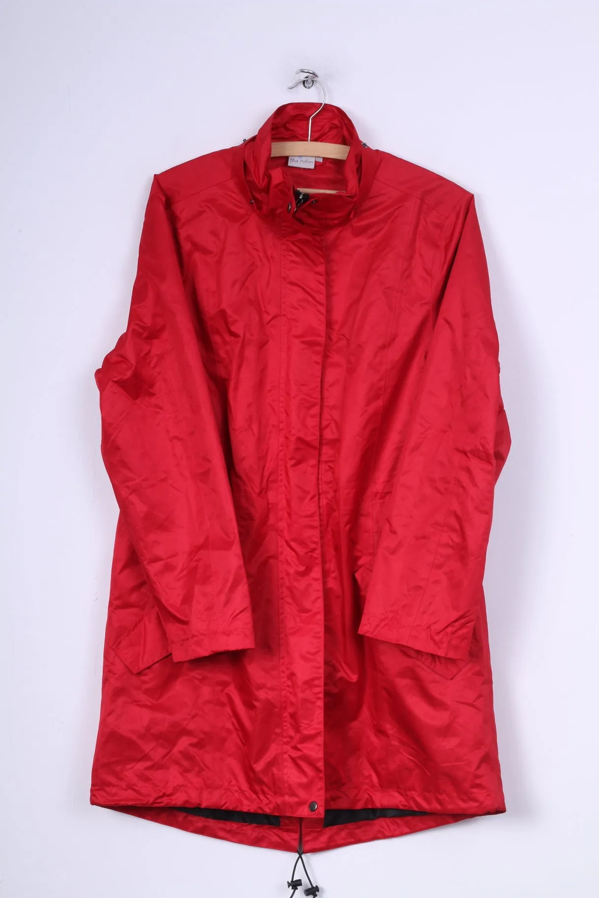 Blue Motion Womens M 40/42 Coat Red Full Zipper Pocket Outdoor Jacket