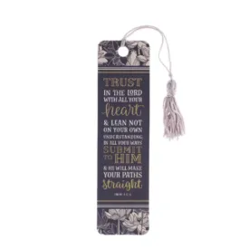 Bookmark Trust In The Lord Prov 3:5-6 w Tassel TBM113