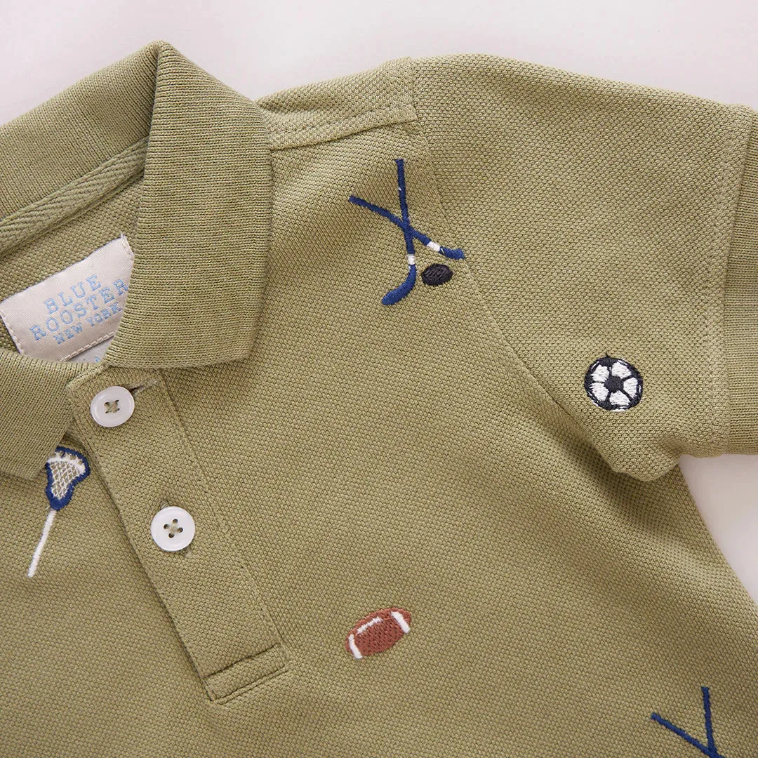 Boys Alec Shirt - Sports Embroidery