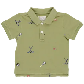 Boys Alec Shirt - Sports Embroidery