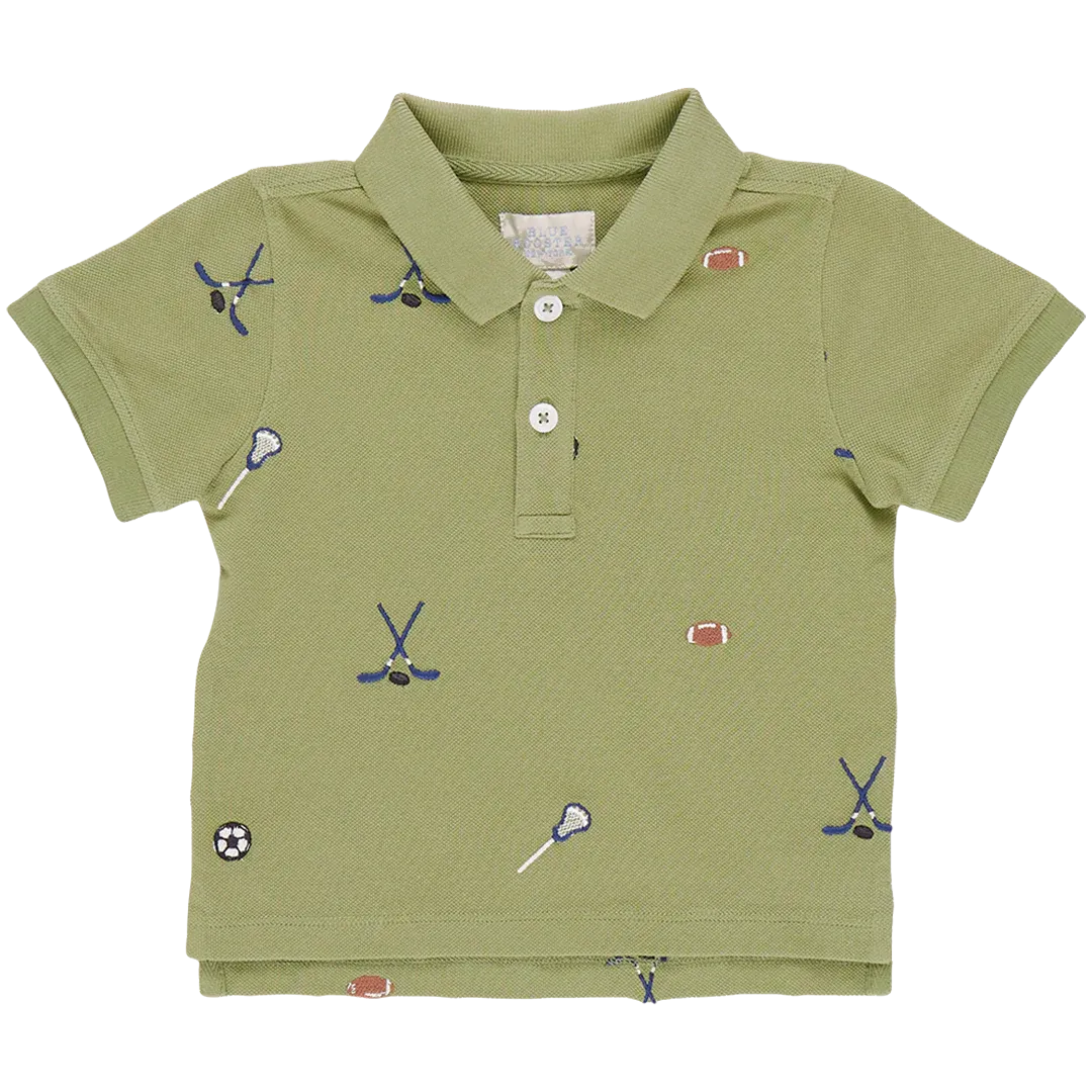 Boys Alec Shirt - Sports Embroidery