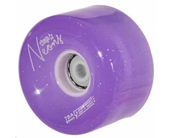 Chaya Light Up Quad Wheels - Neon Purple