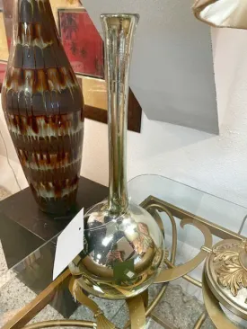 Chrome Finish 18" Vase