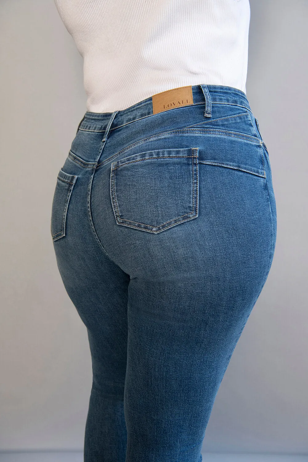 Curve Lift & Shape Jeans - Mid Blue