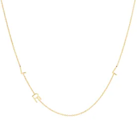 Custom Gold Necklace - 3 Letters