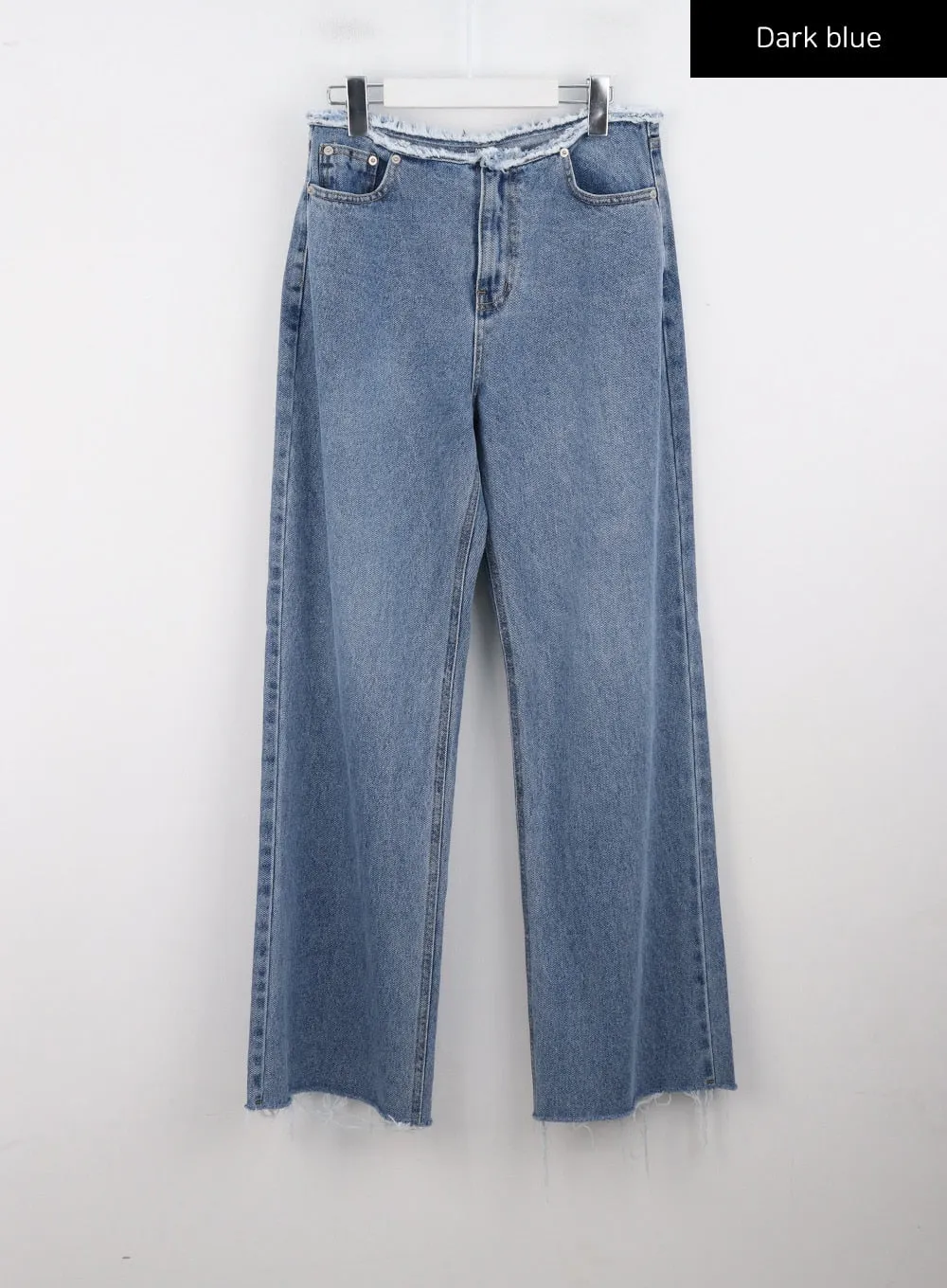 Cut Waist Wide Leg Jeans CG323