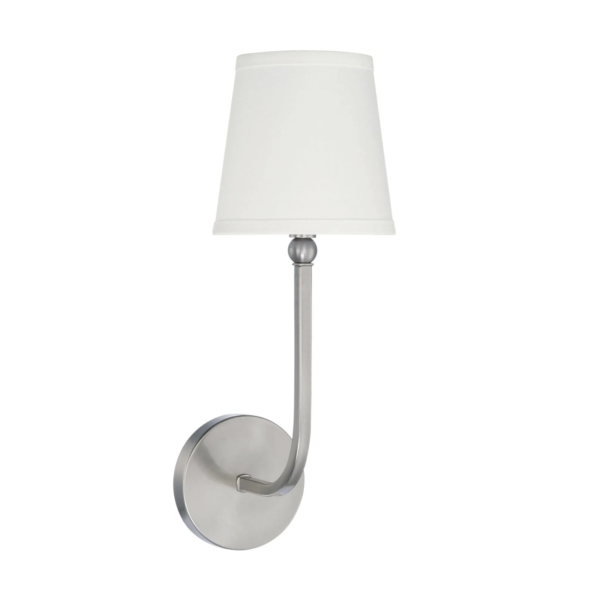 Dawson One Light Wall Sconce - Brushed Nickel