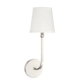 Dawson One Light Wall Sconce - Polished Nickel