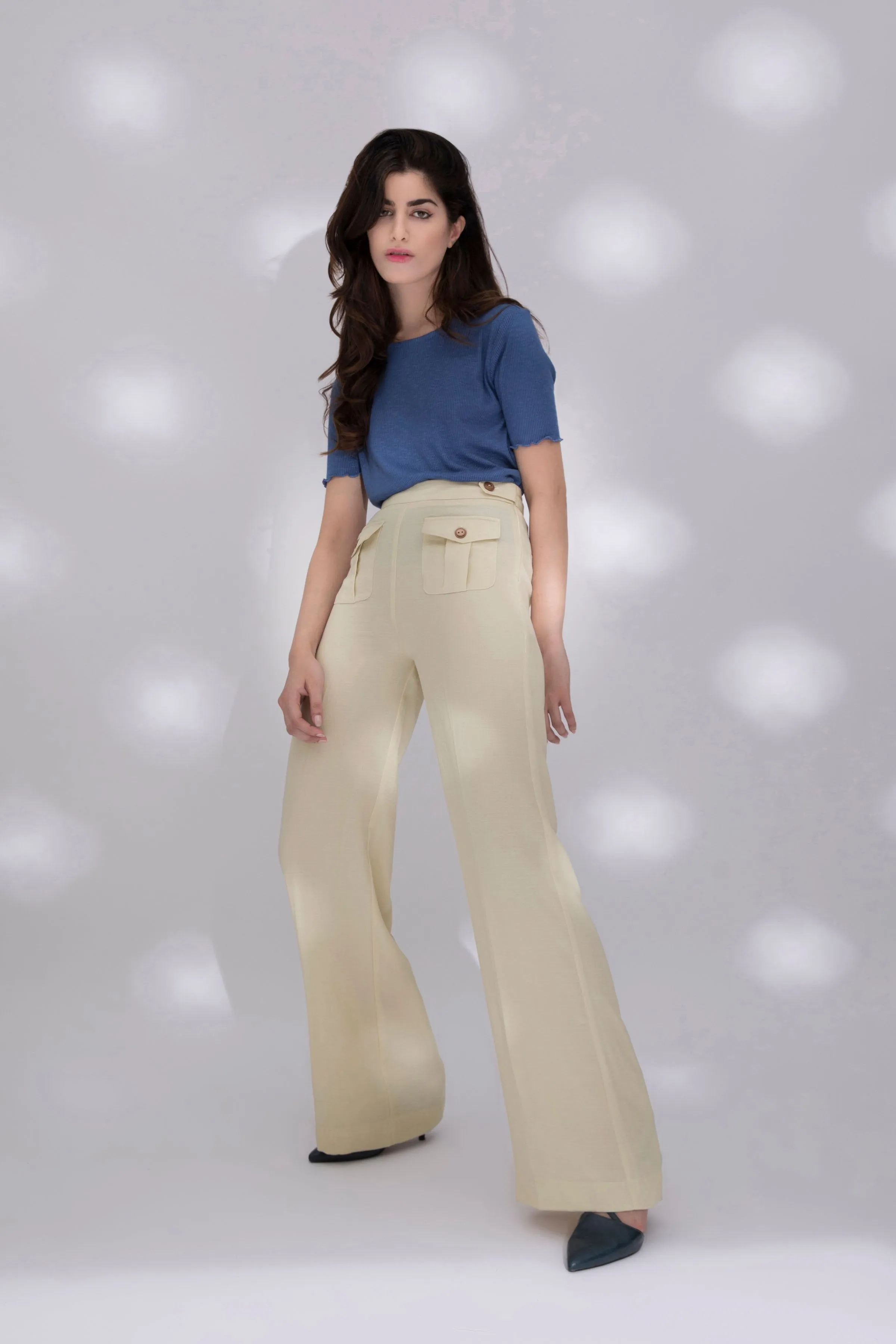 Drapey Wide Leg Pant