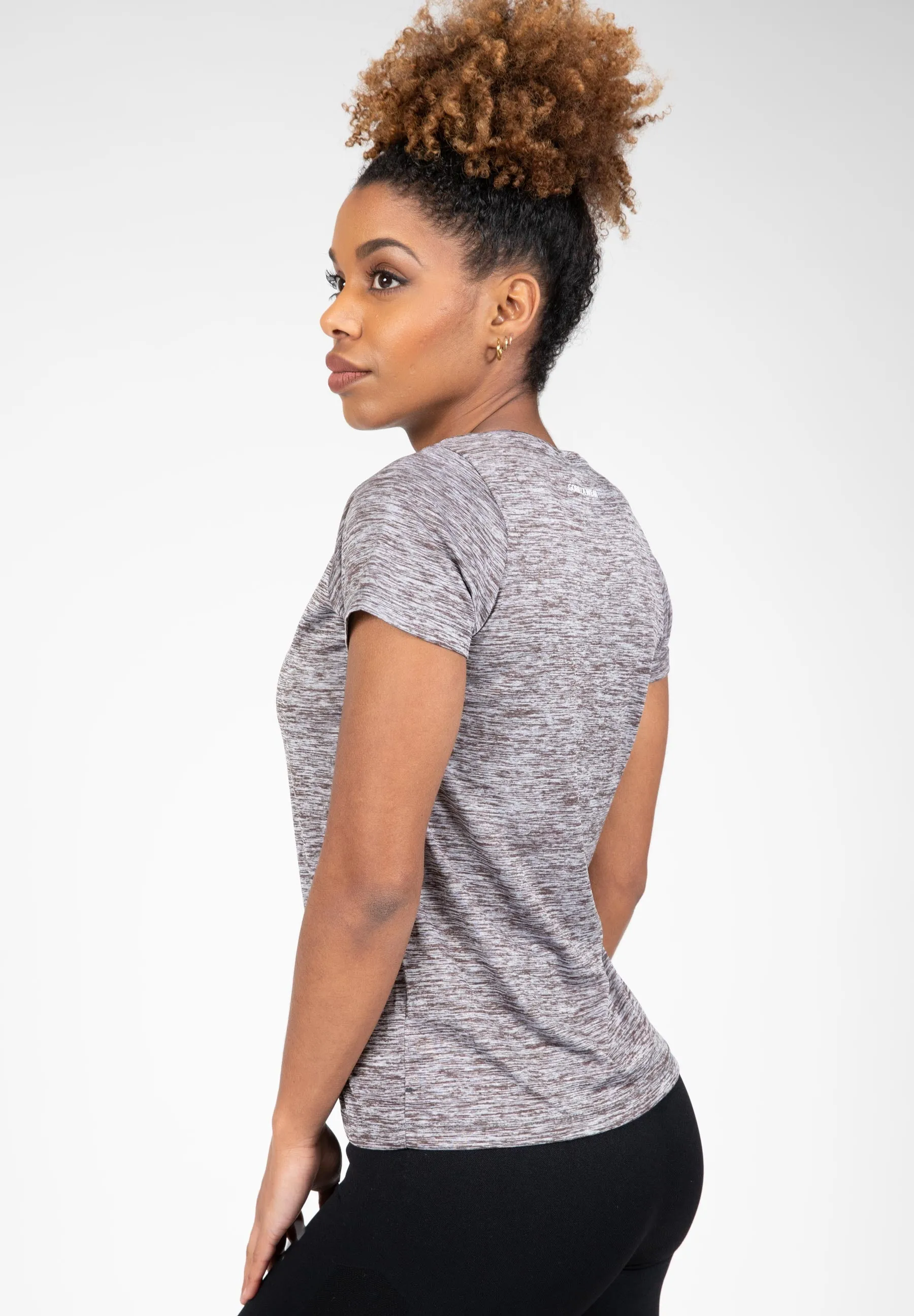 Elmira V-Neck T-Shirt - Gray Melange