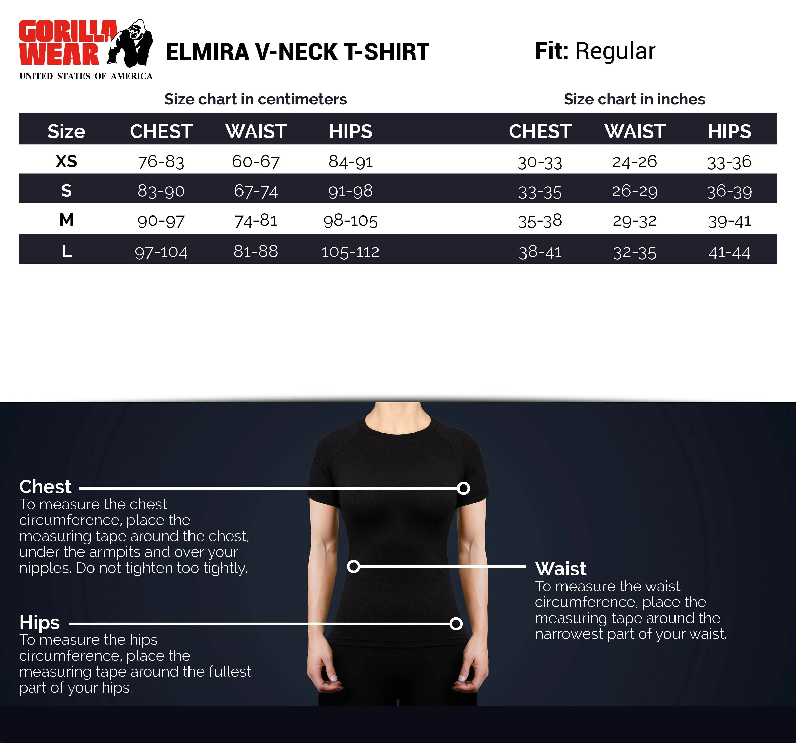 Elmira V-Neck T-Shirt - Gray Melange