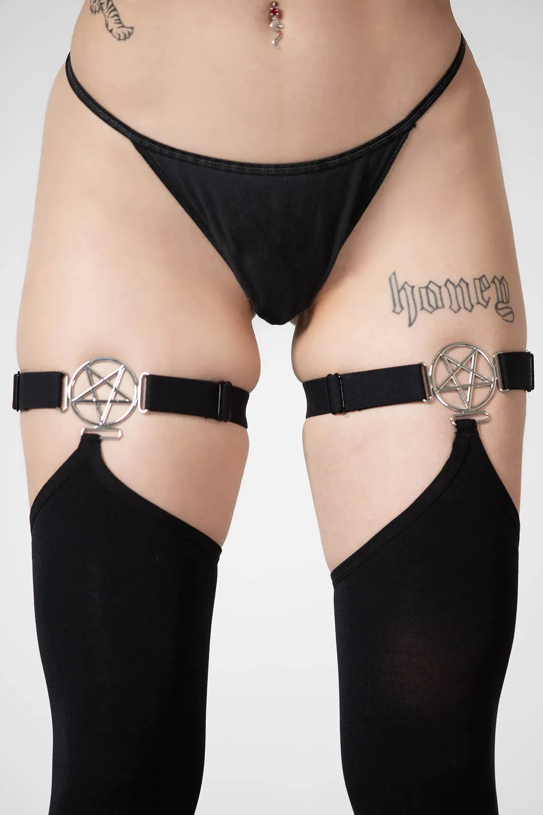 Fiendish Thigh High Stockings