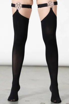 Fiendish Thigh High Stockings