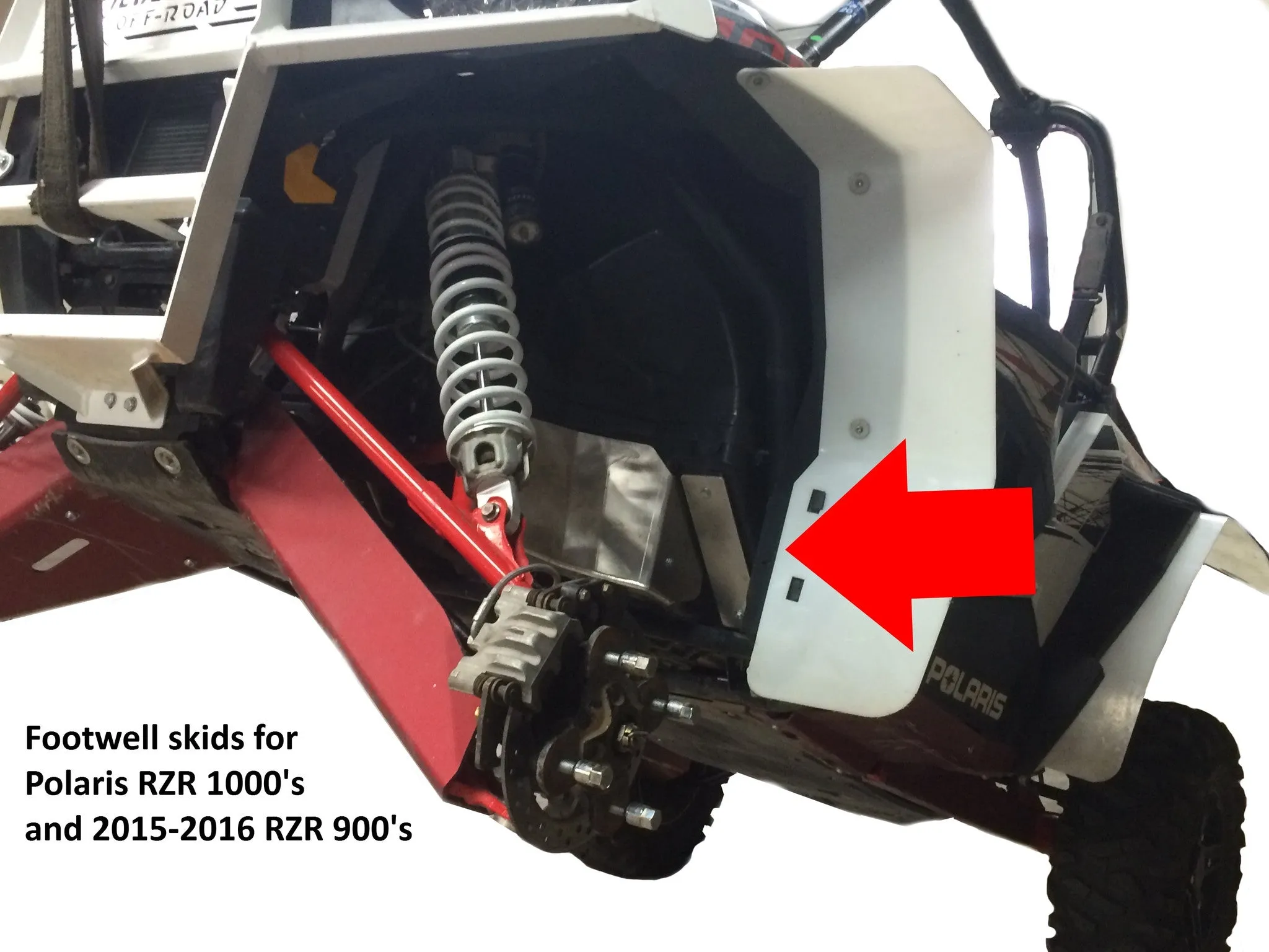 Footwell Skid Plate Set  |  Polaris RZR-S 1000