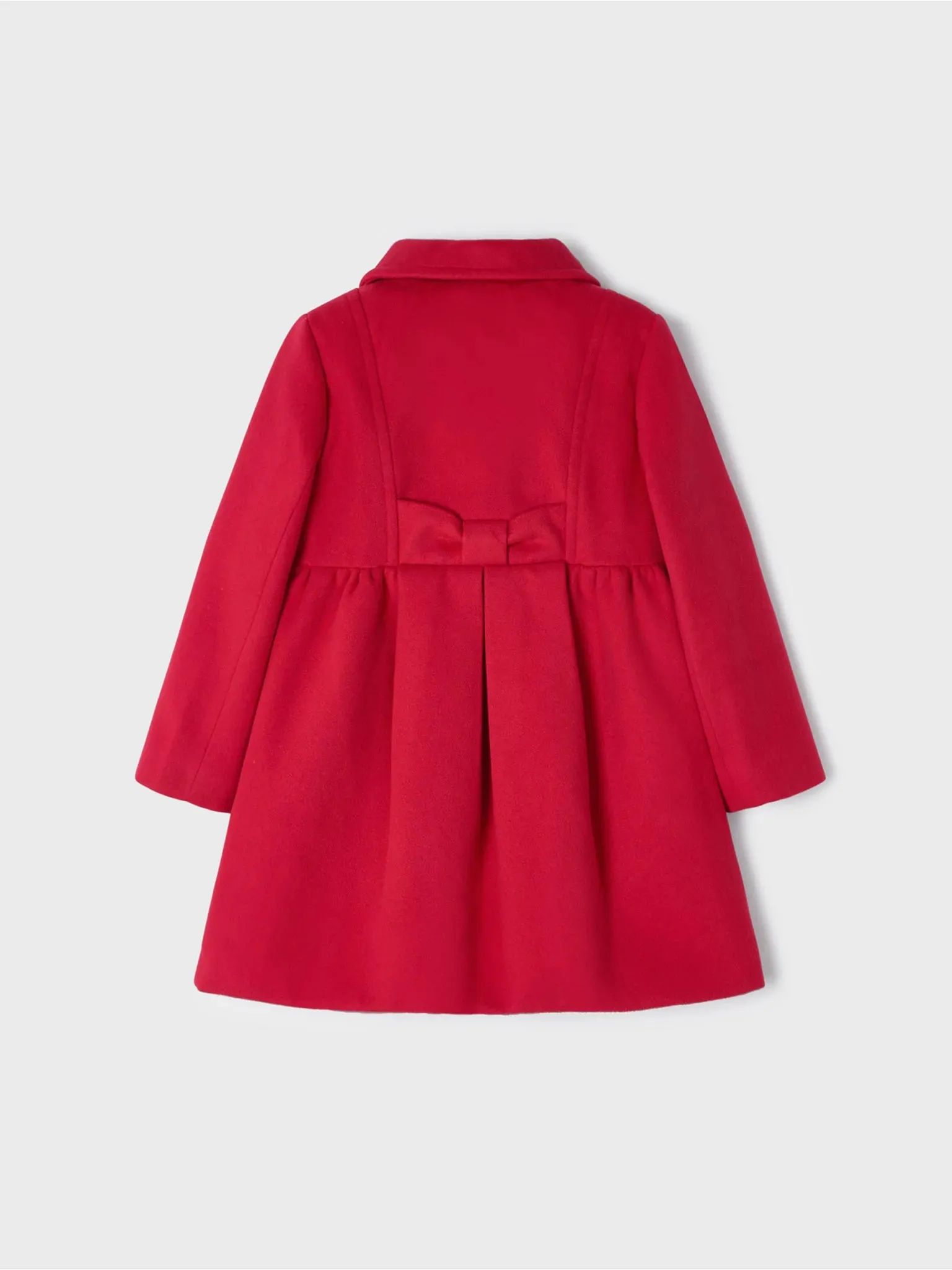 Girls Red Traditional Mouflon Coat | Mayoral