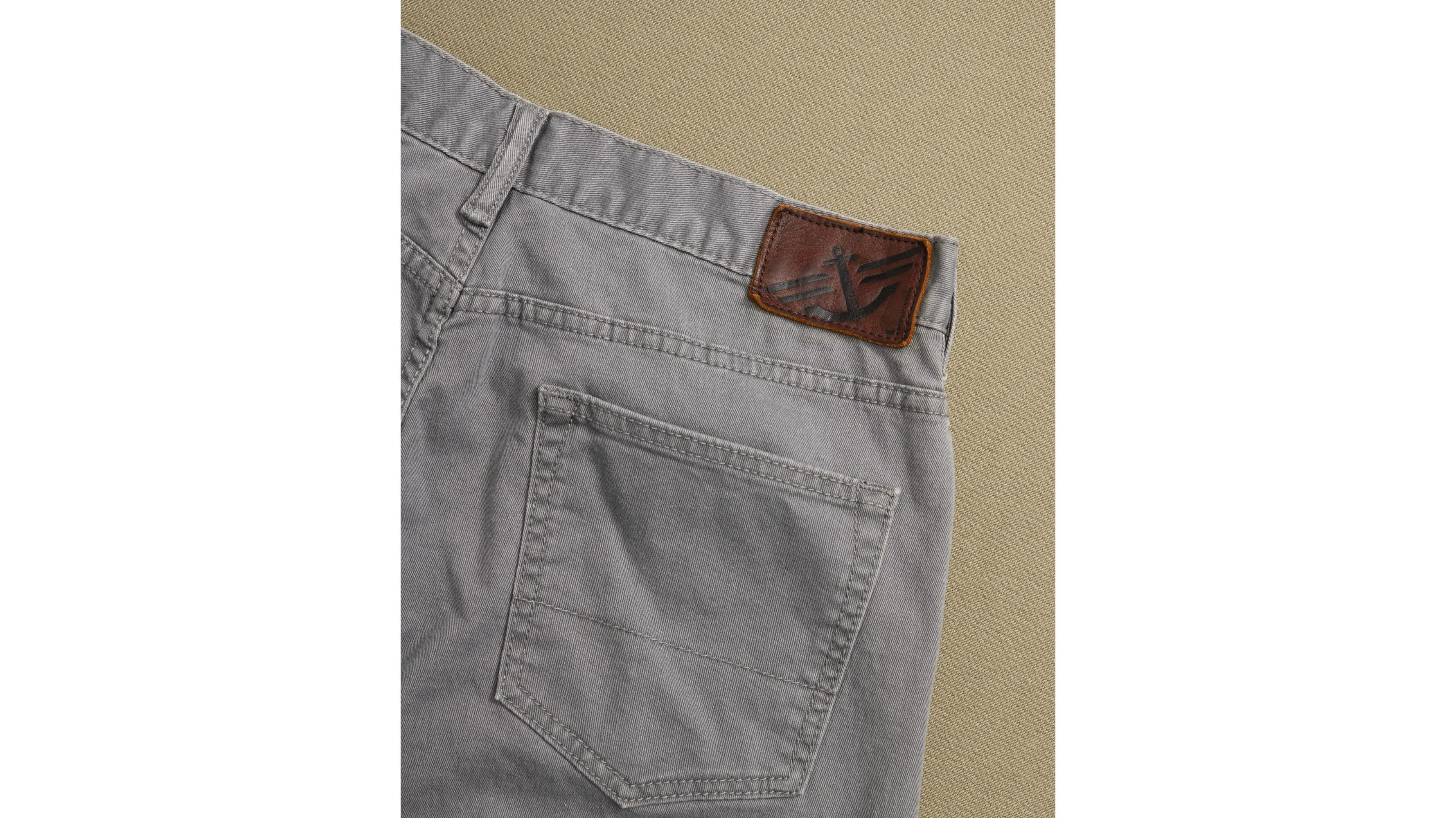 Grey Twill Jeans - 28 x 28