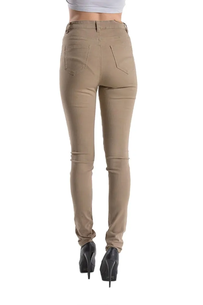 High Rise Skinny Fit Pants