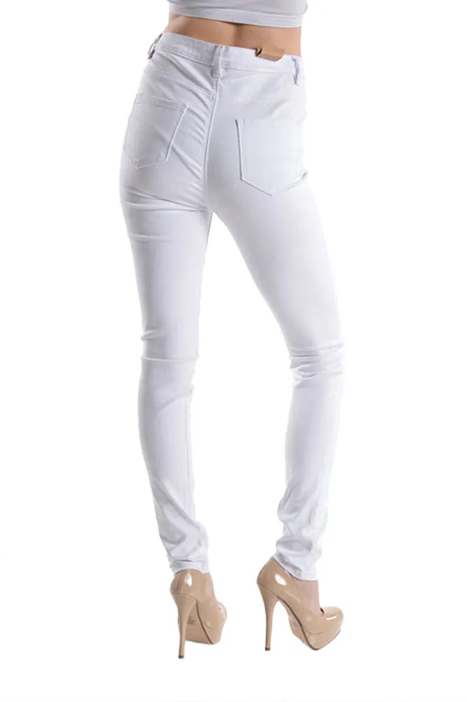 High Rise Skinny Fit Pants