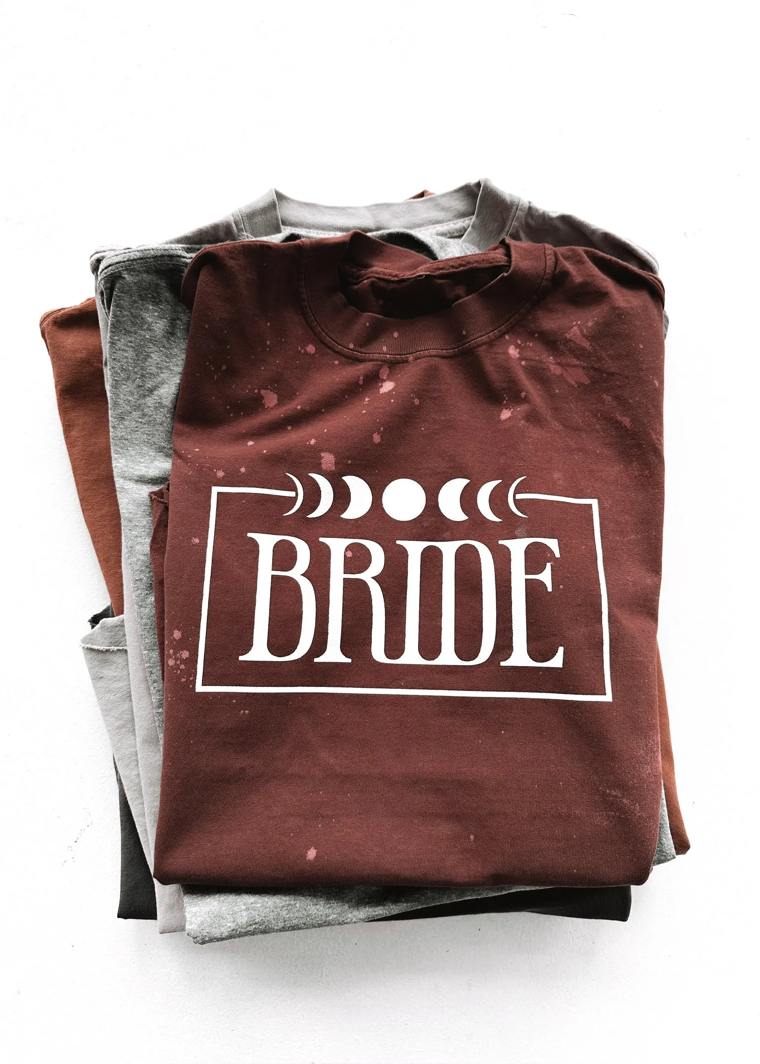 IN MY BRIDE PHASE BLEACHED OUT SIDE SLIT TEE