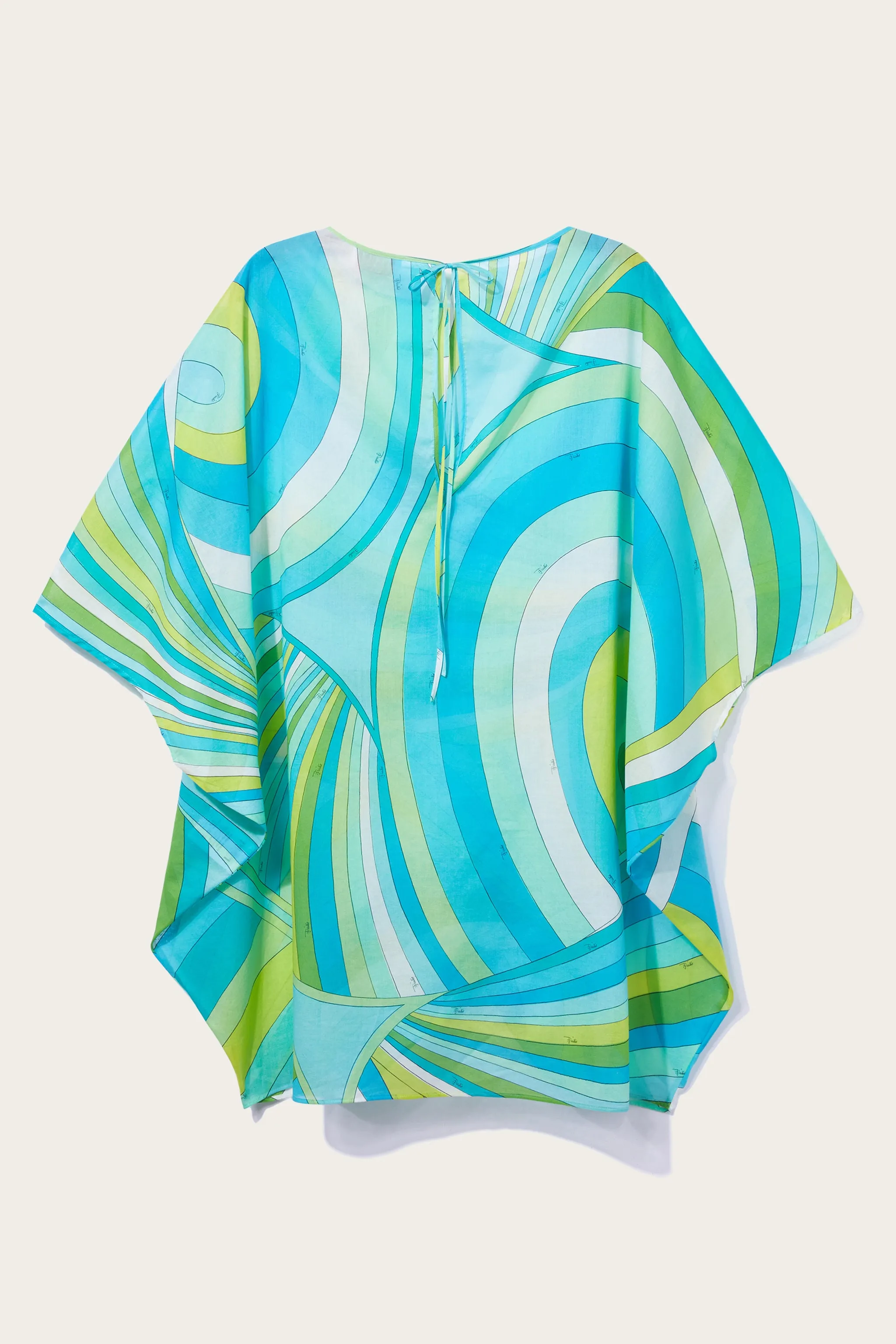 Iride-Print Cotton Kaftan