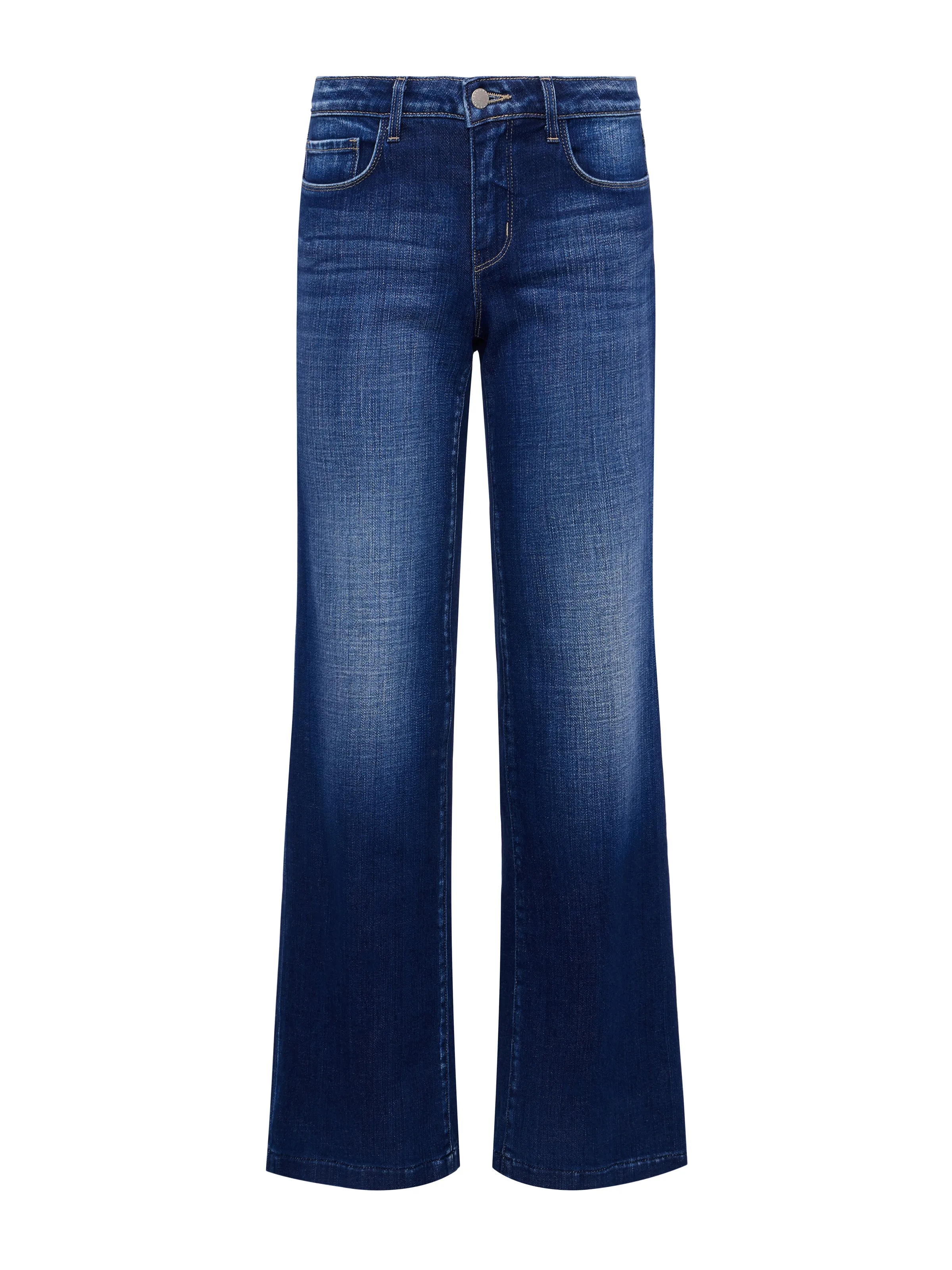 Joanne Low-Rise Wide-Leg Jean